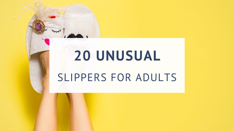 Funny and unusual slippers for adults