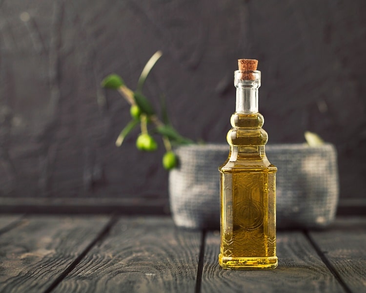 Bottle of olive oil